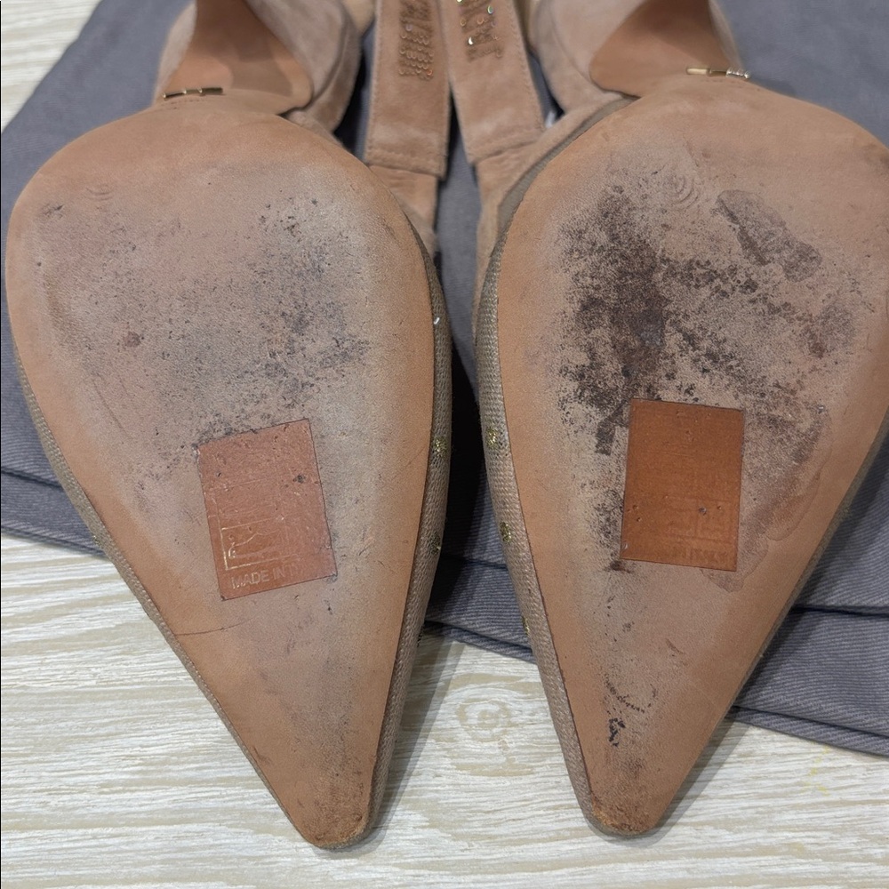 Authentic Christian Dior J'Adior Slingback Pump Heels
Nude and Gold
38.5 - Picture 7 of 12